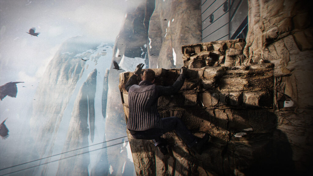 007 First Light - climbing a cliff