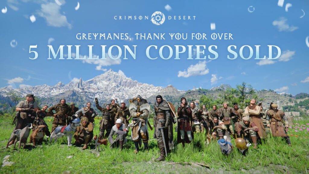 Crimson Desert - 5 Million Copies Sold