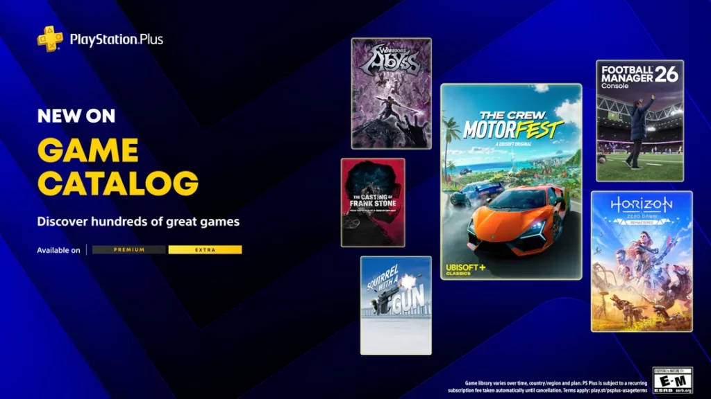 PS Plus Game Catalouge April 2026