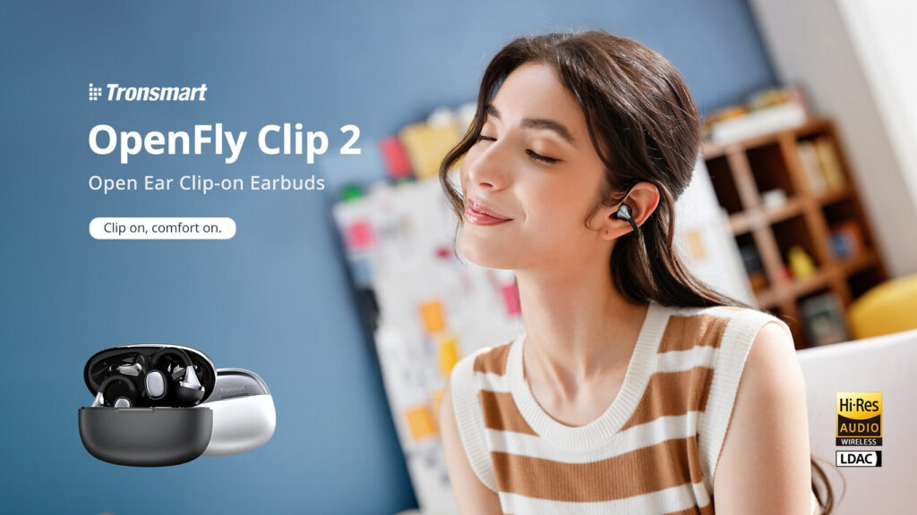 Tronsmart OpenFly Clip 2 earbuds (1)