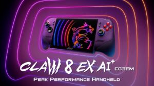 MSI Claw 8 EX AI+