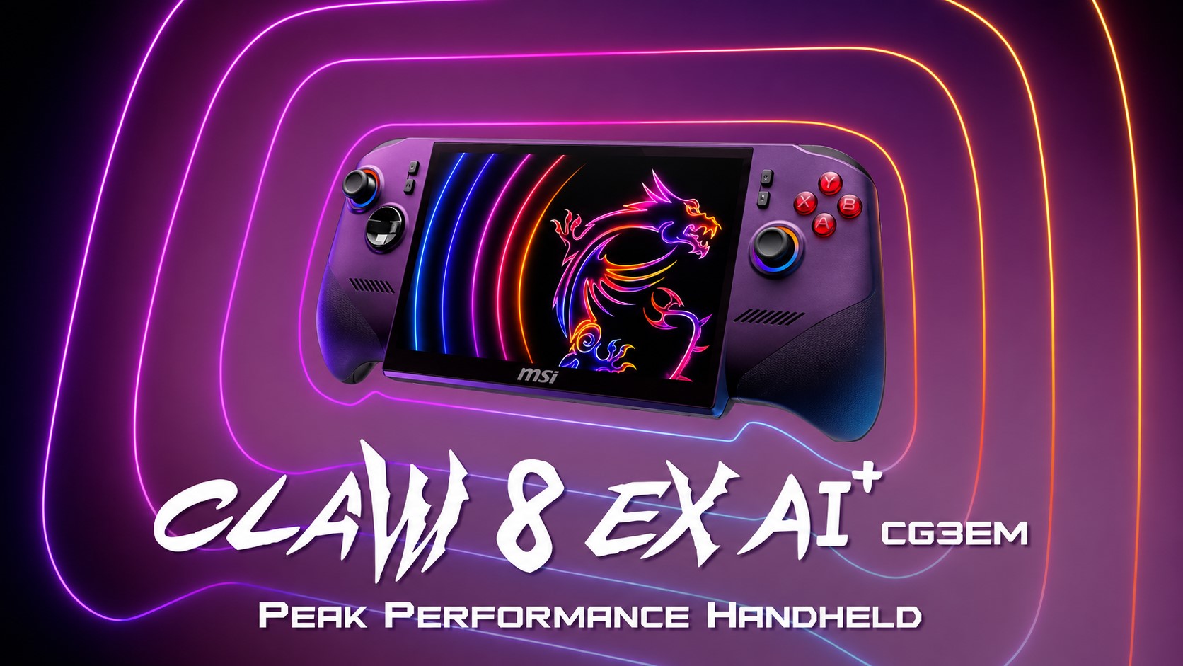 MSI Claw 8 EX AI+
