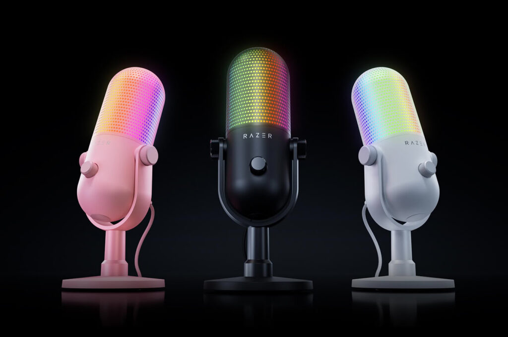 Razer Launches New Seiren V3 Chroma 32 Bit DSP Microphone for Better Streaming Audio