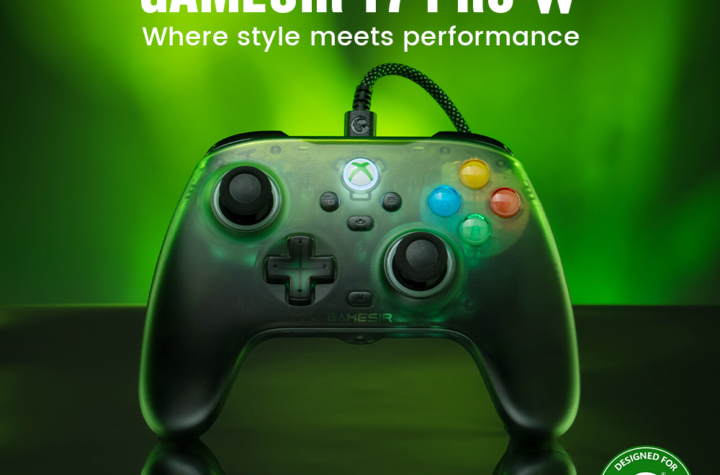 The GameSir T7 Pro W Retro Green Controller (1)