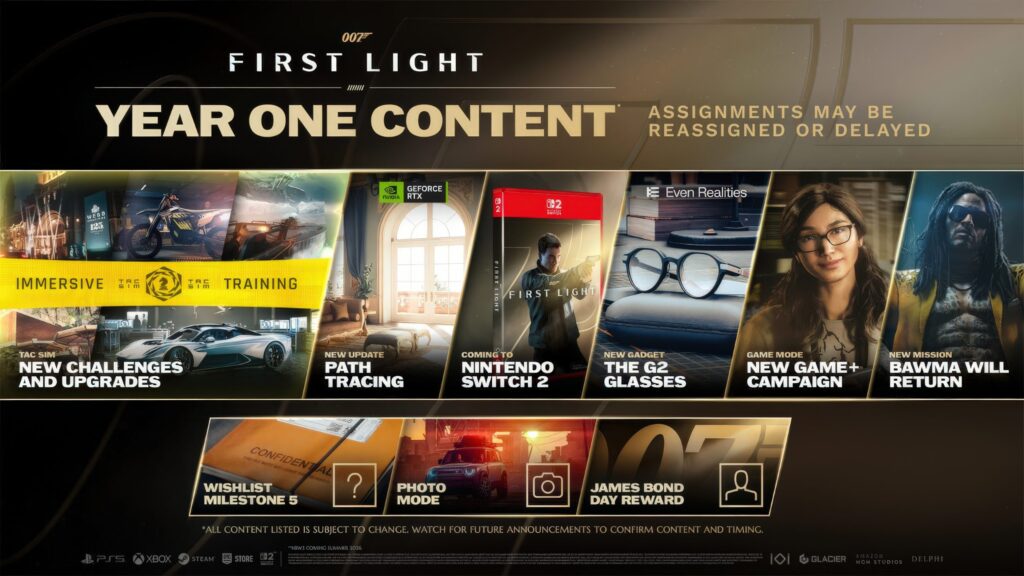 007 First Light content