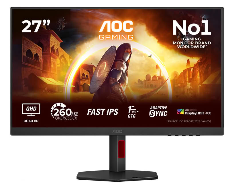 AOC Q27G4ZRAD Launches With Fast 260 Hz QHD Gaming Display