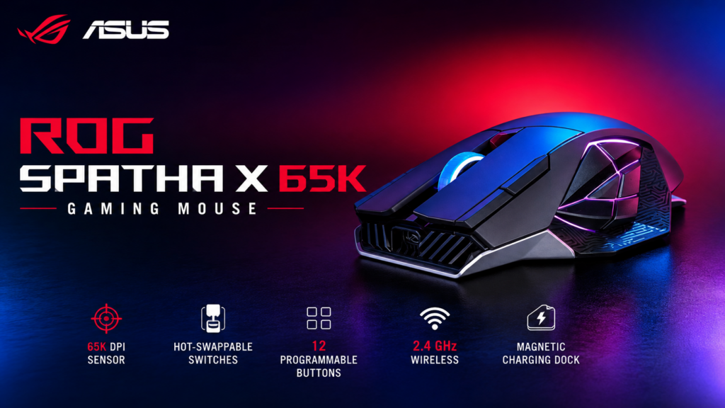 ASUS ROG Spatha X MMO gaming mouse