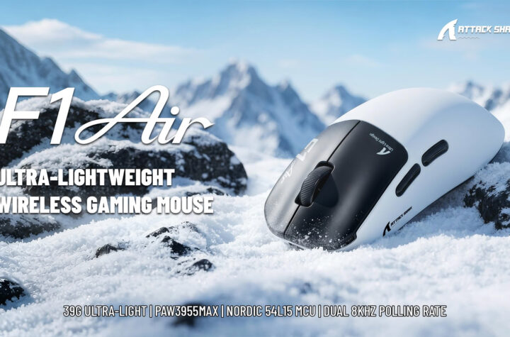 Attack Shark F1 AIR gaming mouse
