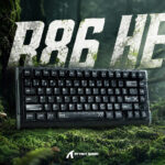 Attack Shark R86 HE Carbon Fiber Magnetic Switch Gaming Keyboard