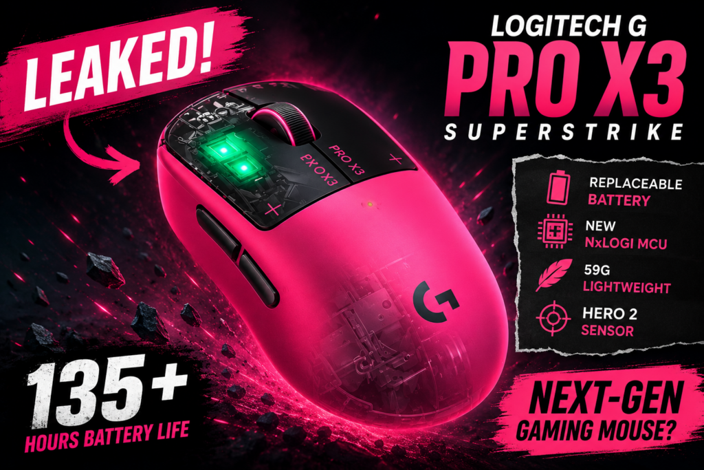 Logitech G Pro X3 Superstrike gaming mouse