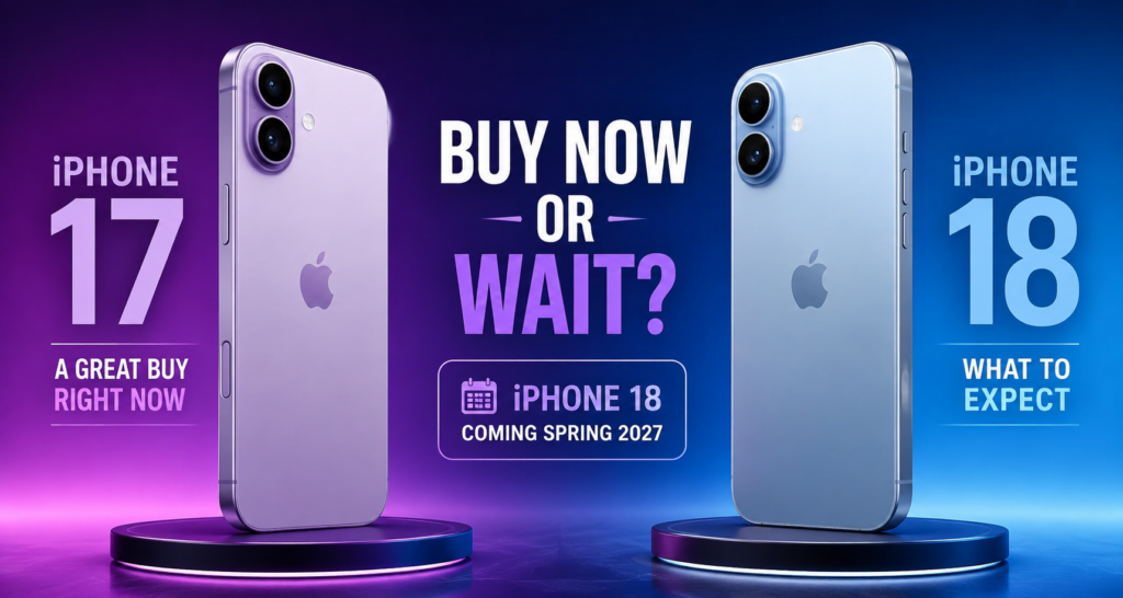 iPhone 17 before arrival of iPhone 18