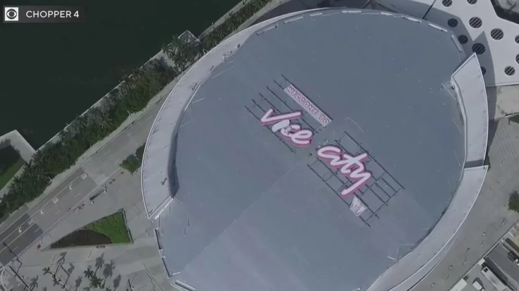 GTA 6 banner in Miami