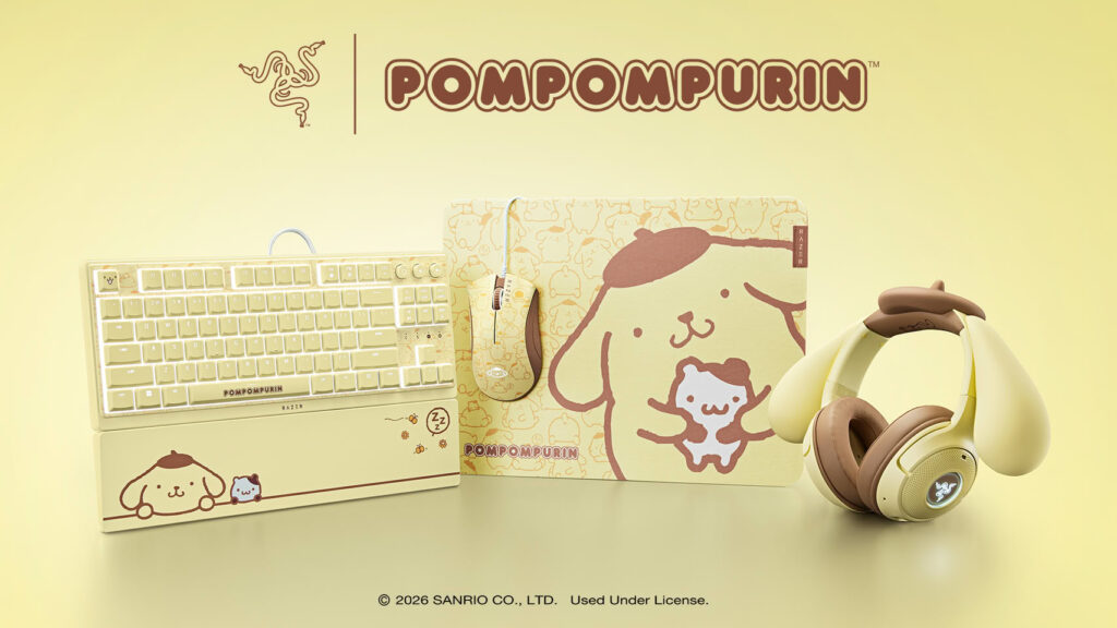 Razer Adds New Pompompurin Headset and Kuromi Earbuds (1)