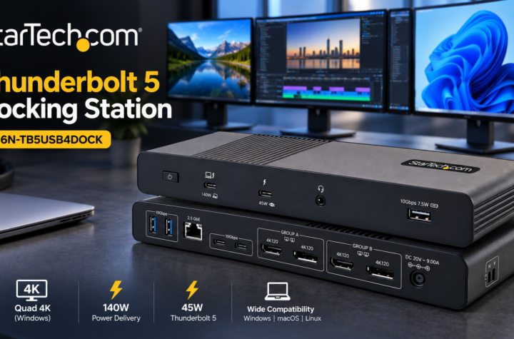 StarTech.com Thunderbolt 5 dock (1)