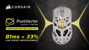 Corsair Sabre V3 Pro PureVector Offers Custom Aiming