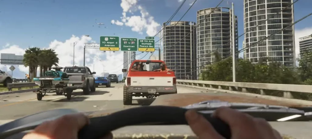 GTA 6 Jason driving a car