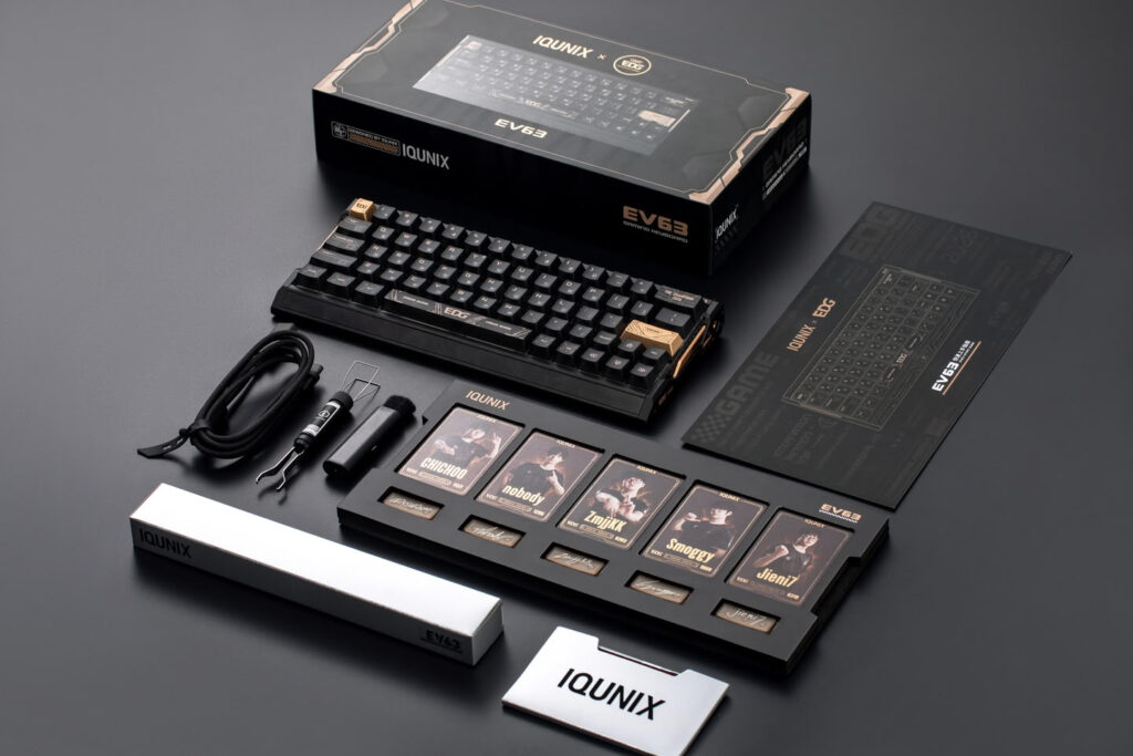 Iqunix confirms EV63 EDG Edition keyboard with TSS Tech