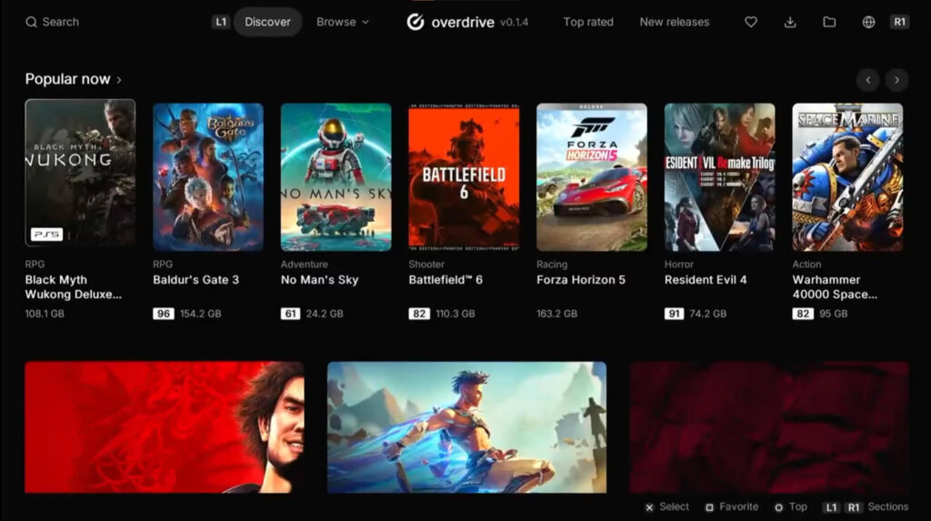 New PS5 Jailbreak app Overdrive claims to offer free games