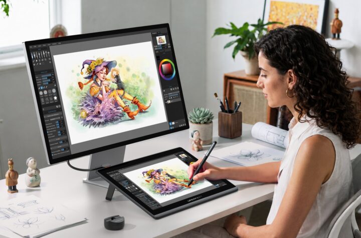 UPERFECT UD14BQ 2.5K QLED Display and Digital Pen (1)